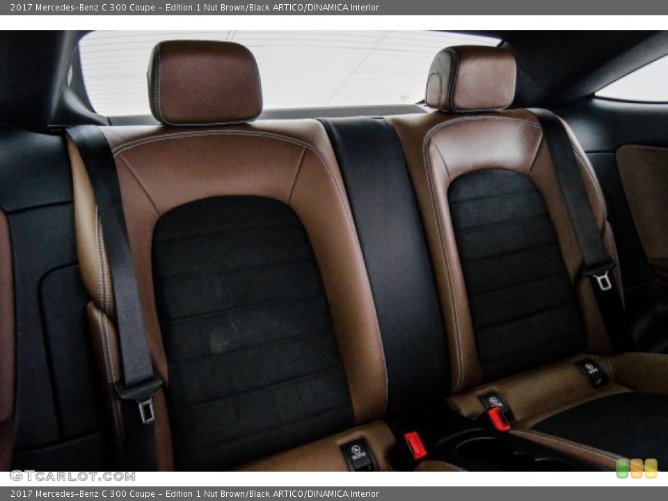 Edition 1 Nut Brown/Black ARTICO/DINAMICA Interior Rear Seat for the 2017 Mercedes-Benz C 300 Coupe #123183782