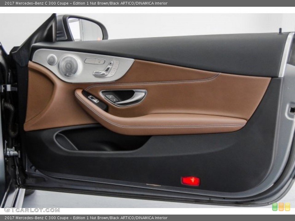 Edition 1 Nut Brown/Black ARTICO/DINAMICA Interior Door Panel for the 2017 Mercedes-Benz C 300 Coupe #123184040