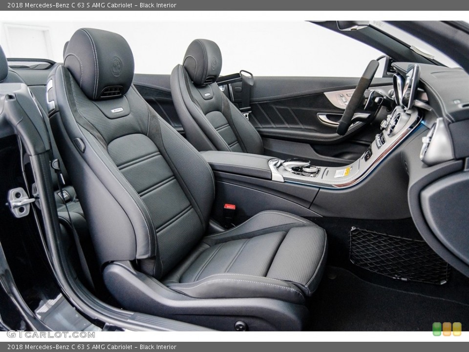 Black Interior Photo for the 2018 Mercedes-Benz C 63 S AMG Cabriolet #123191720