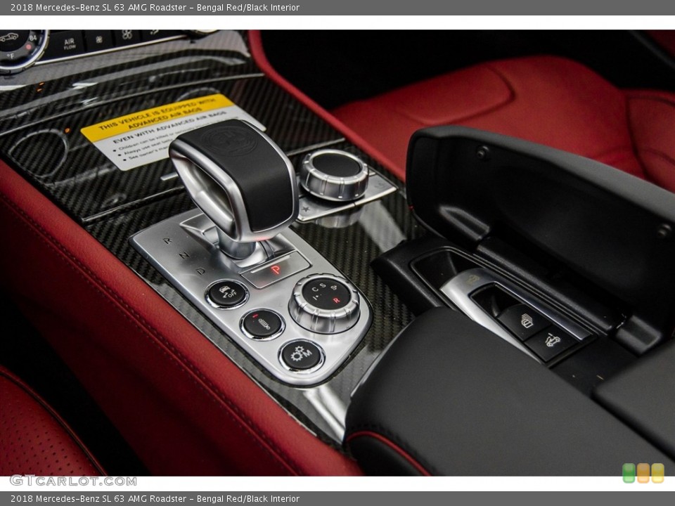Bengal Red/Black Interior Transmission for the 2018 Mercedes-Benz SL 63 AMG Roadster #123192290