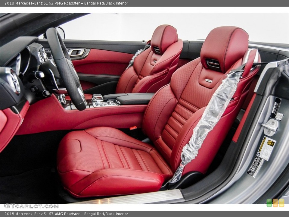Bengal Red/Black Interior Photo for the 2018 Mercedes-Benz SL 63 AMG Roadster #123192452