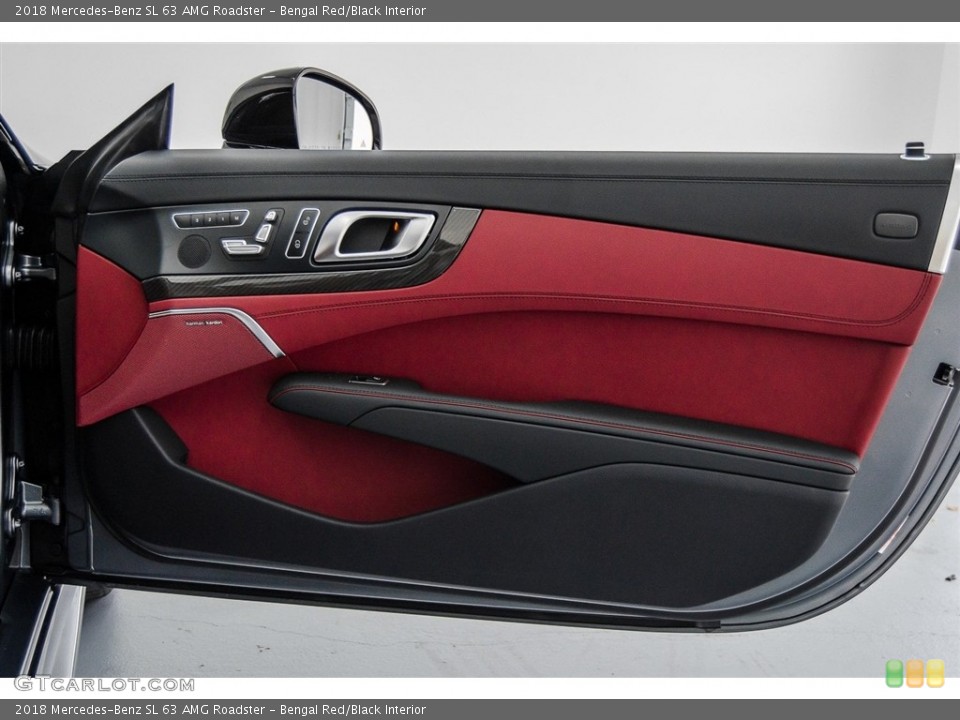 Bengal Red/Black Interior Door Panel for the 2018 Mercedes-Benz SL 63 AMG Roadster #123192665