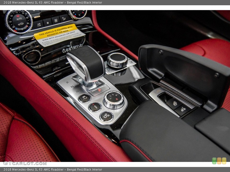 Bengal Red/Black Interior Transmission for the 2018 Mercedes-Benz SL 63 AMG Roadster #123193004