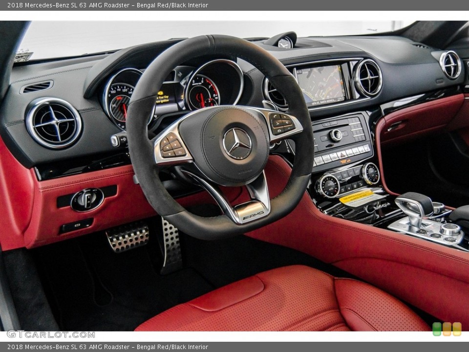 Bengal Red/Black Interior Dashboard for the 2018 Mercedes-Benz SL 63 AMG Roadster #123193160