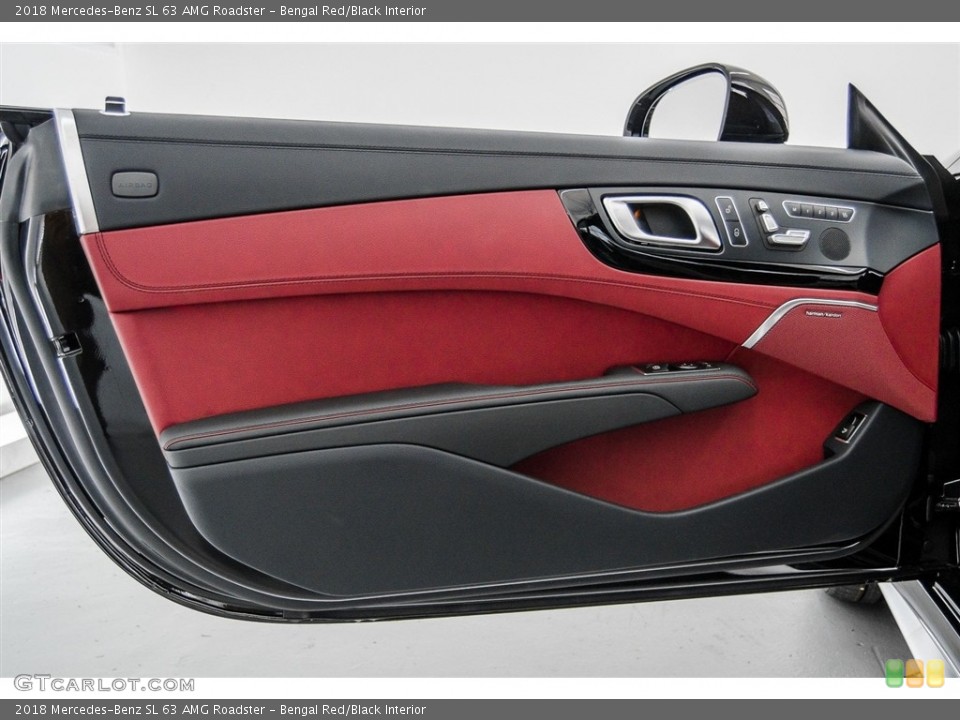 Bengal Red/Black Interior Door Panel for the 2018 Mercedes-Benz SL 63 AMG Roadster #123193190