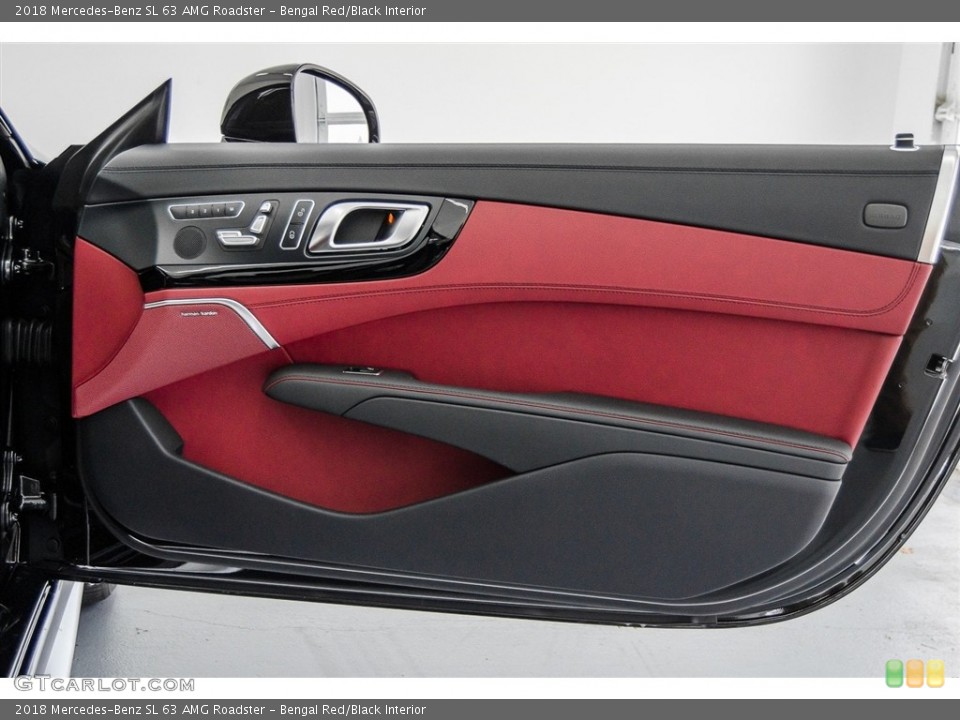 Bengal Red/Black Interior Door Panel for the 2018 Mercedes-Benz SL 63 AMG Roadster #123193265