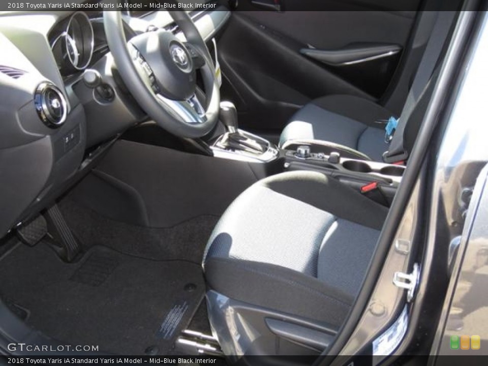 Mid-Blue Black 2018 Toyota Yaris iA Interiors