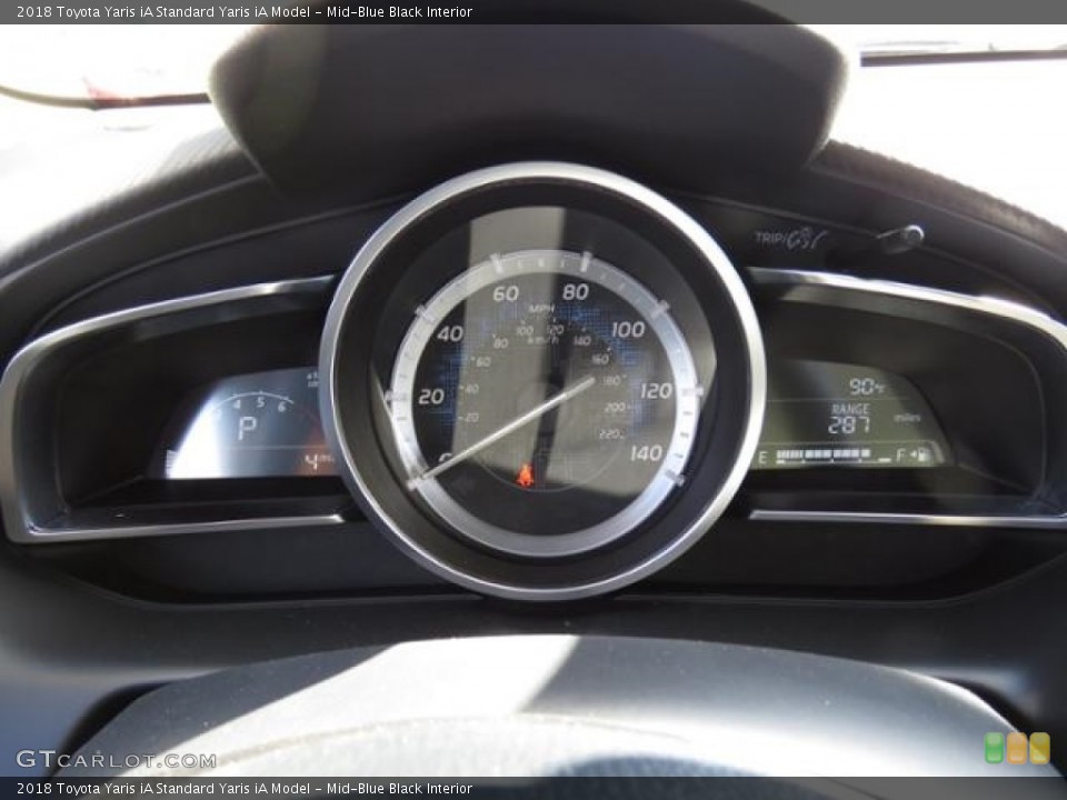 Mid-Blue Black Interior Gauges for the 2018 Toyota Yaris iA  #123195324
