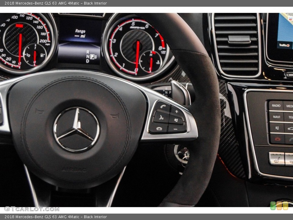 Black Interior Controls for the 2018 Mercedes-Benz GLS 63 AMG 4Matic #123195537