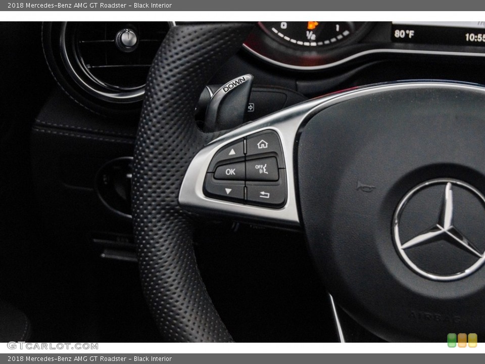 Black Interior Controls for the 2018 Mercedes-Benz AMG GT Roadster #123195804