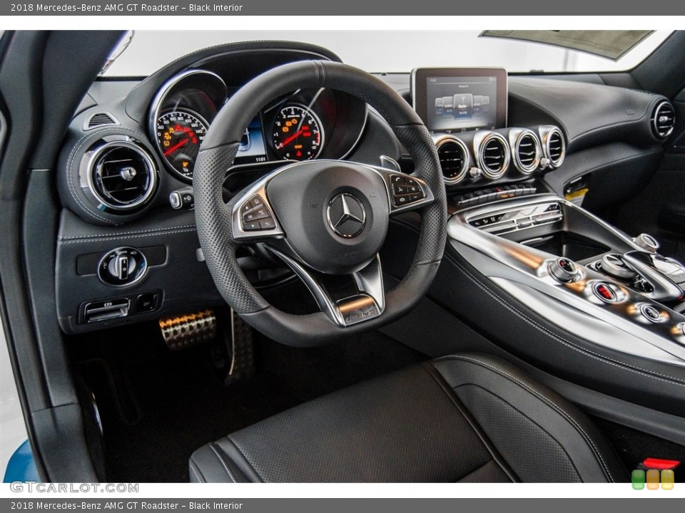 Black Interior Dashboard for the 2018 Mercedes-Benz AMG GT Roadster #123195834