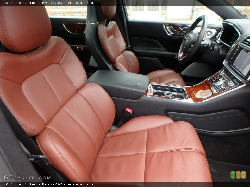 Terracotta Interior Photo for the 2017 Lincoln Continental Reserve AWD #123201411