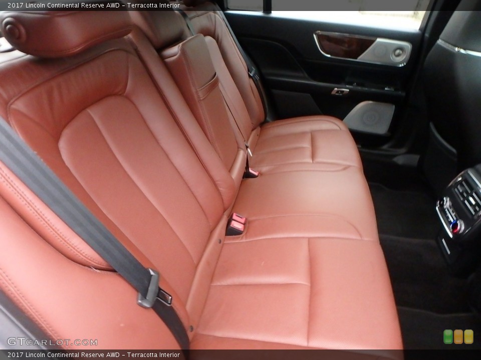 Terracotta Interior Rear Seat for the 2017 Lincoln Continental Reserve AWD #123201483