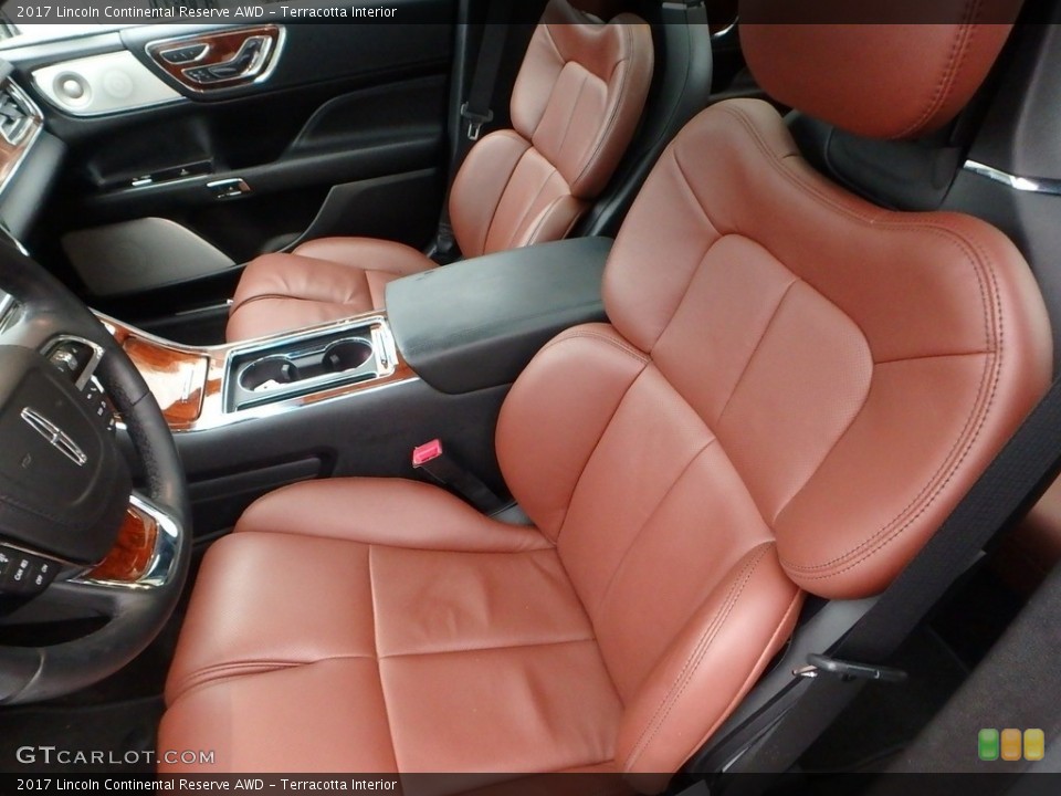Terracotta Interior Front Seat for the 2017 Lincoln Continental Reserve AWD #123201525