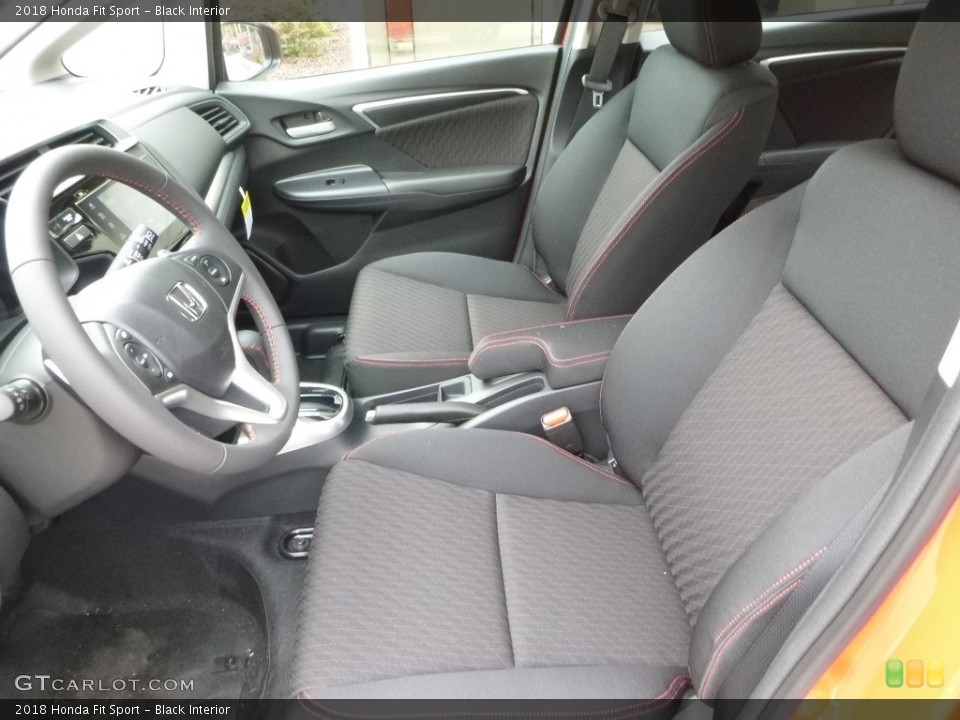 Black Interior Front Seat for the 2018 Honda Fit Sport #123201876