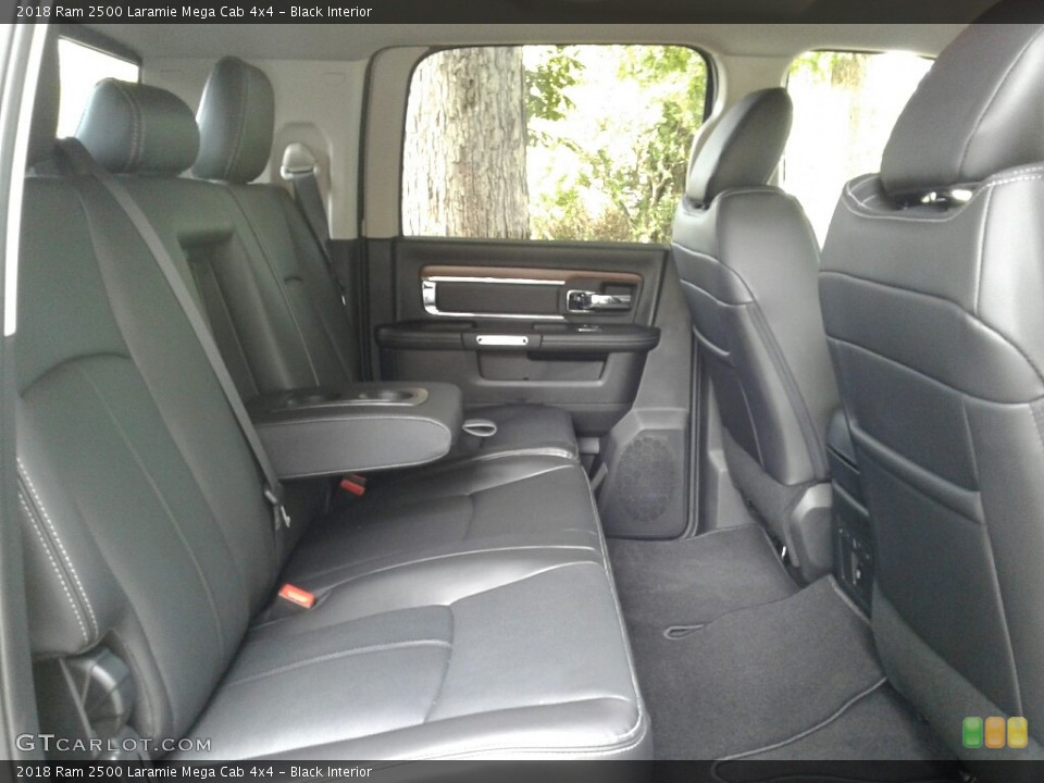 Black Interior Rear Seat for the 2018 Ram 2500 Laramie Mega Cab 4x4 #123205644