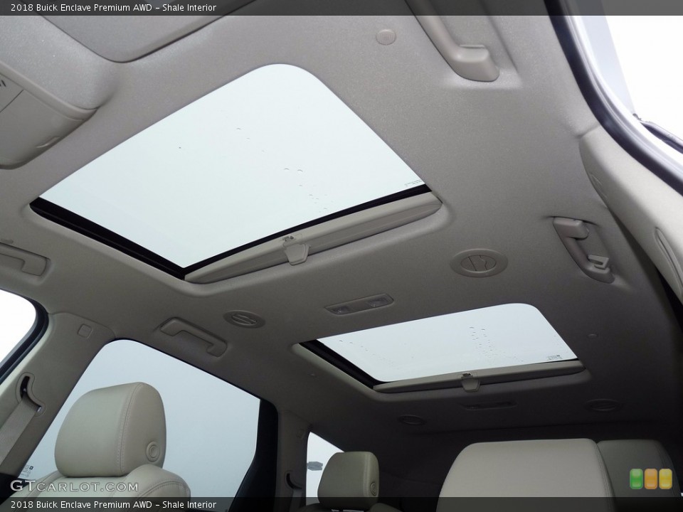 Shale Interior Sunroof for the 2018 Buick Enclave Premium AWD #123214204