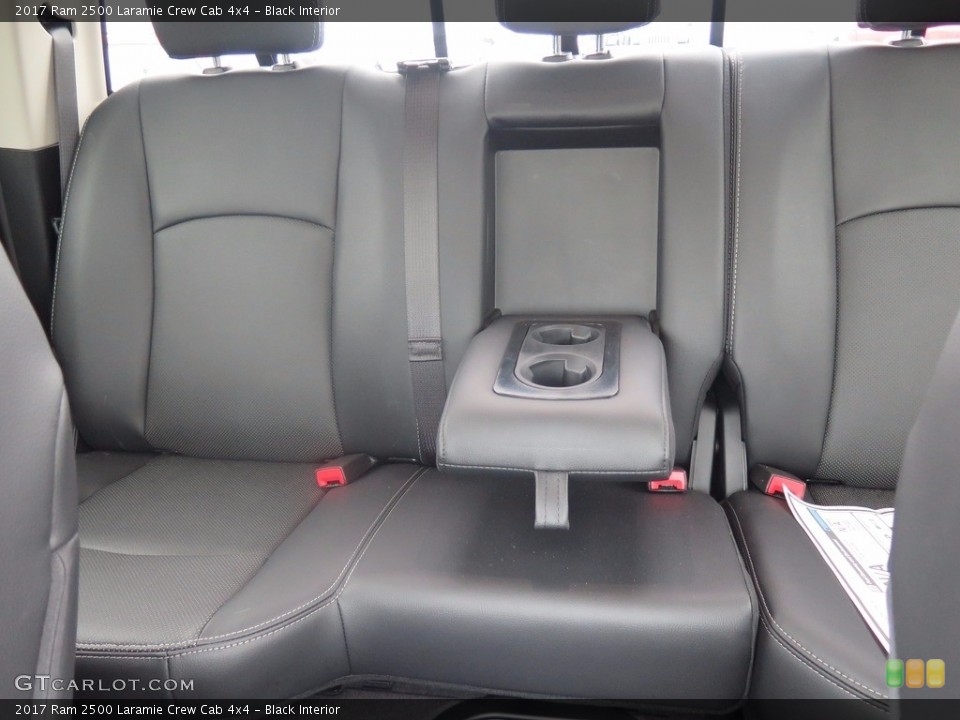 Black Interior Rear Seat for the 2017 Ram 2500 Laramie Crew Cab 4x4 #123214252