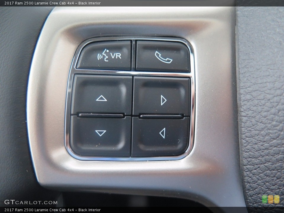 Black Interior Controls for the 2017 Ram 2500 Laramie Crew Cab 4x4 #123214354