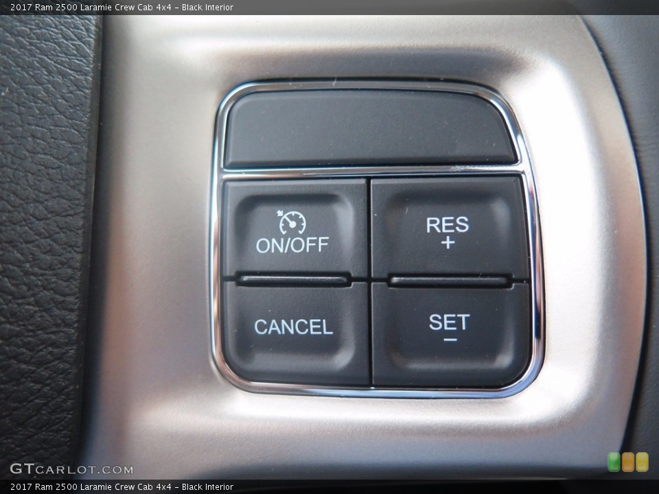 Black Interior Controls for the 2017 Ram 2500 Laramie Crew Cab 4x4 #123214381