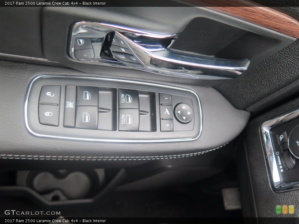 Black Interior Controls for the 2017 Ram 2500 Laramie Crew Cab 4x4 #123214429