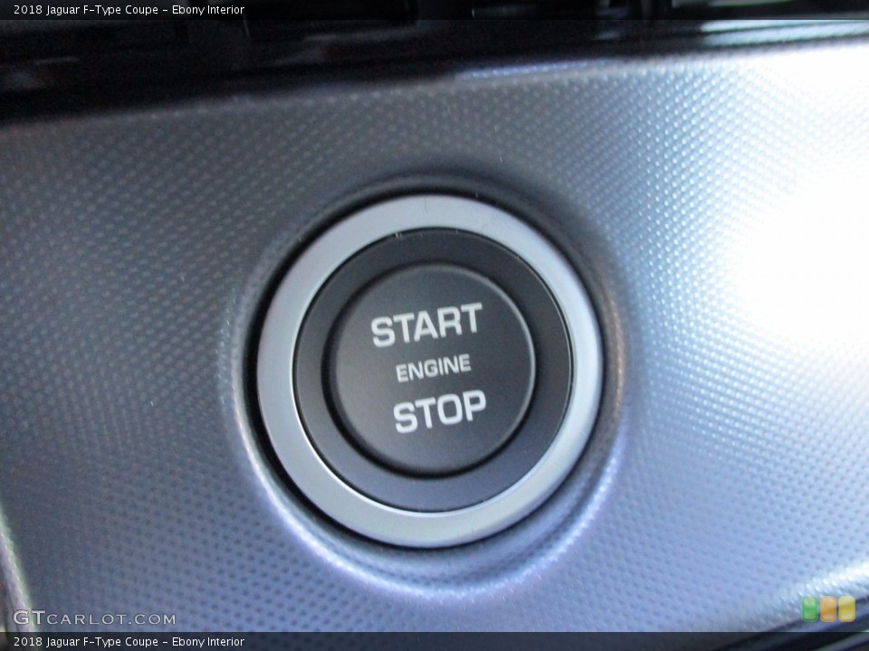 Ebony Interior Controls for the 2018 Jaguar F-Type Coupe #123214696