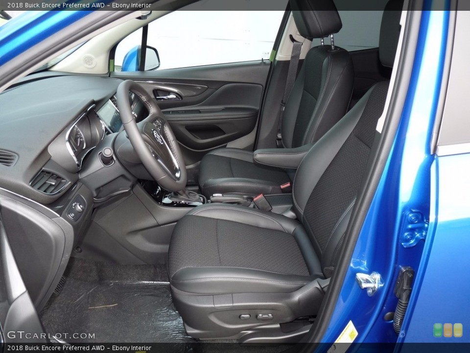 Ebony Interior Front Seat for the 2018 Buick Encore Preferred AWD #123215659