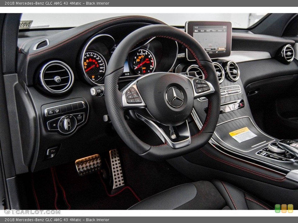 Black Interior Dashboard for the 2018 Mercedes-Benz GLC AMG 43 4Matic #123220918