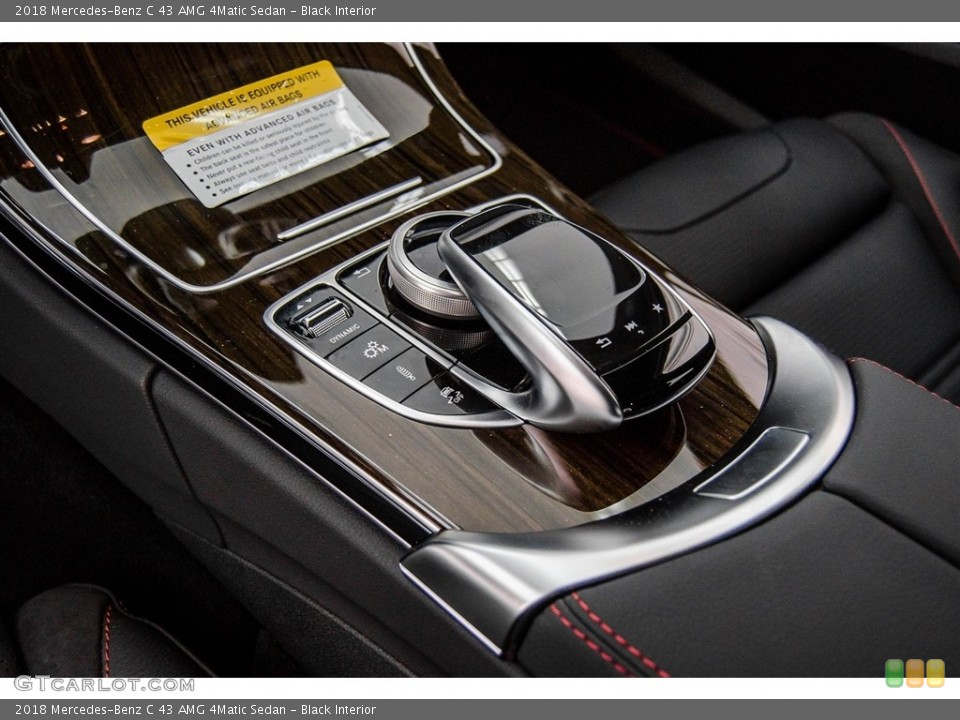 Black Interior Controls for the 2018 Mercedes-Benz C 43 AMG 4Matic Sedan #123221209