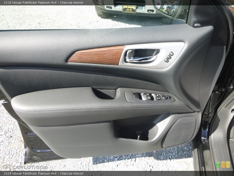 Charcoal Interior Door Panel for the 2018 Nissan Pathfinder Platinum 4x4 #123221560