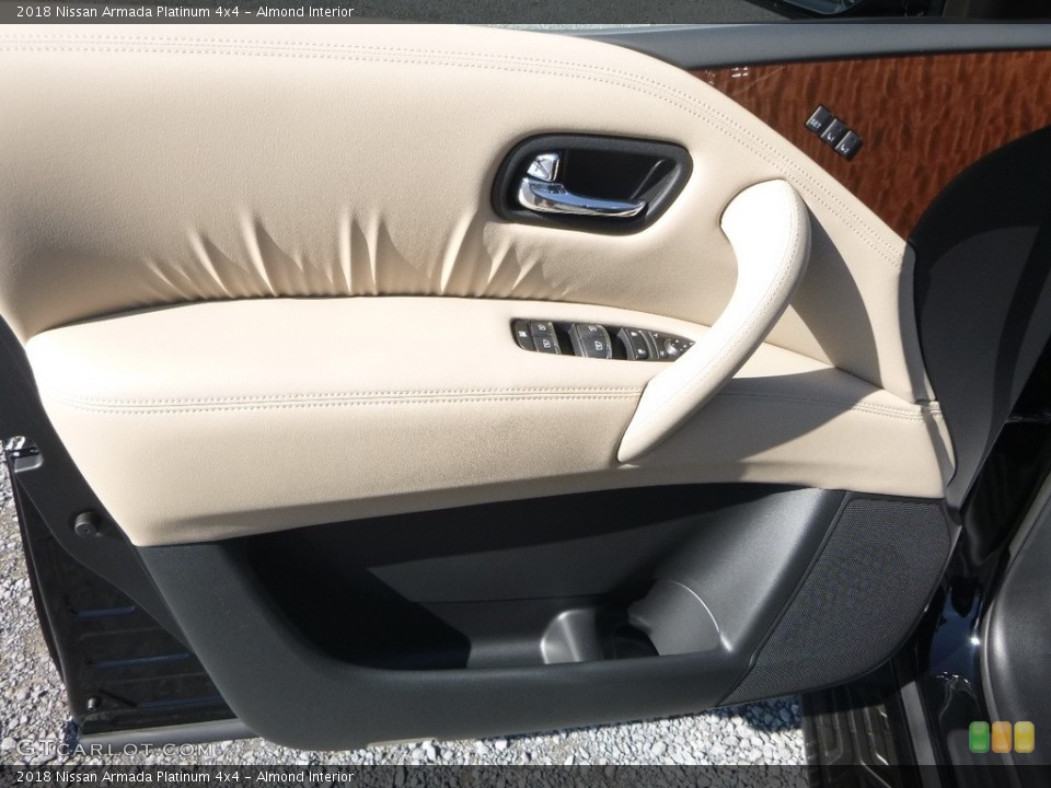 Almond Interior Door Panel for the 2018 Nissan Armada Platinum 4x4 #123222454