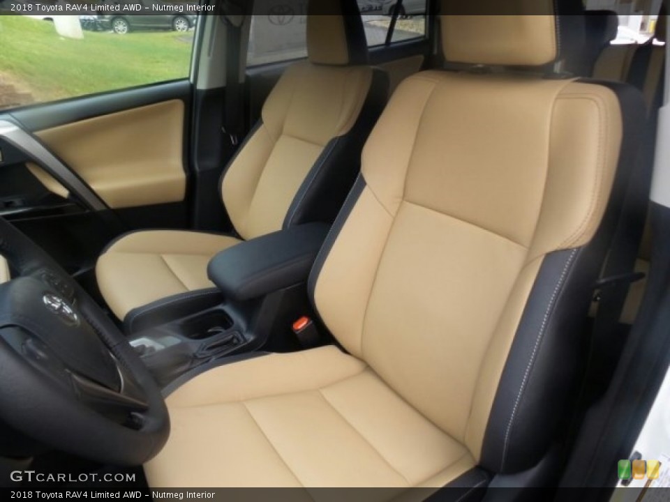 Nutmeg Interior Front Seat for the 2018 Toyota RAV4 Limited AWD #123227635