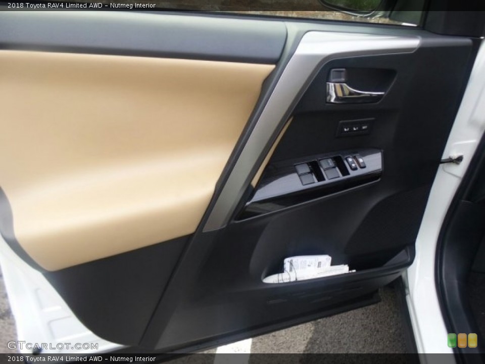 Nutmeg Interior Door Panel for the 2018 Toyota RAV4 Limited AWD #123227683