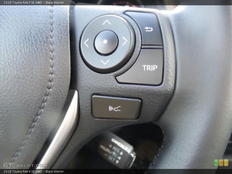 Black Interior Controls for the 2018 Toyota RAV4 SE AWD #123229381