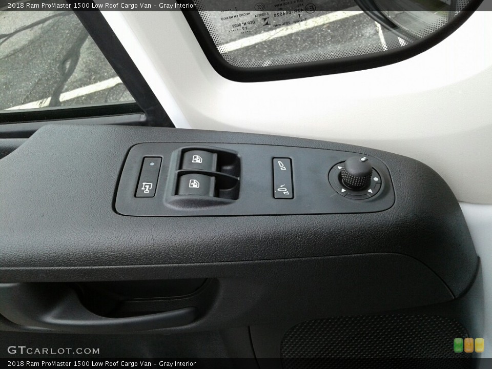Gray Interior Controls for the 2018 Ram ProMaster 1500 Low Roof Cargo Van #123232531