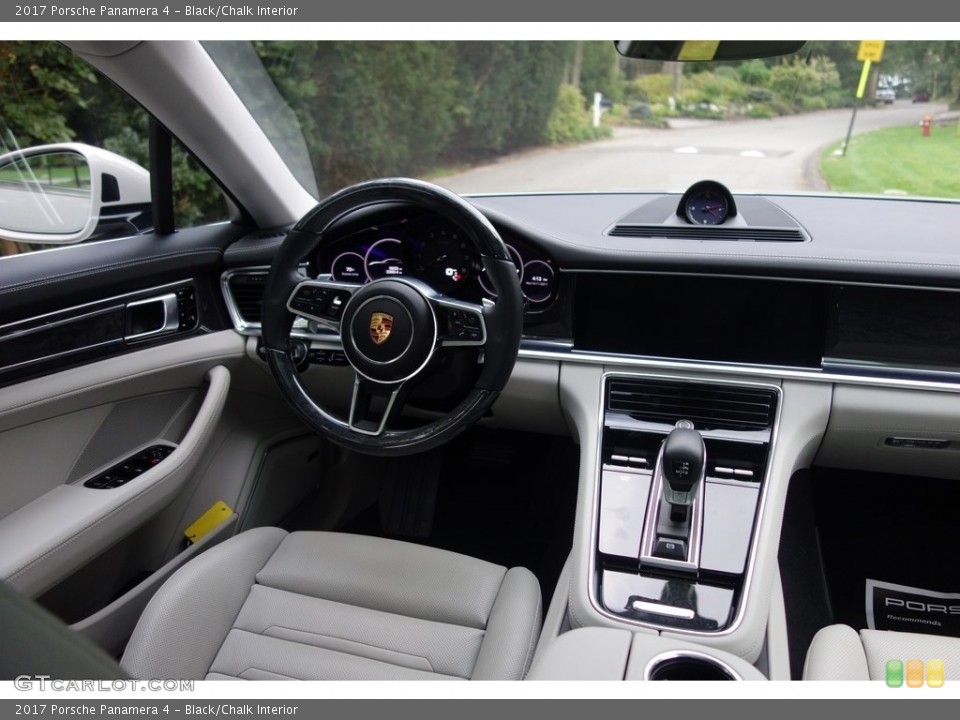 Black/Chalk Interior Dashboard for the 2017 Porsche Panamera 4 #123243763