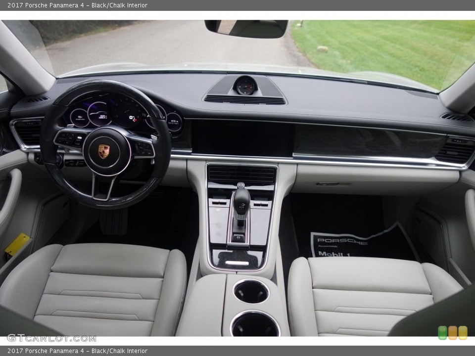 Black/Chalk Interior Dashboard for the 2017 Porsche Panamera 4 #123243787