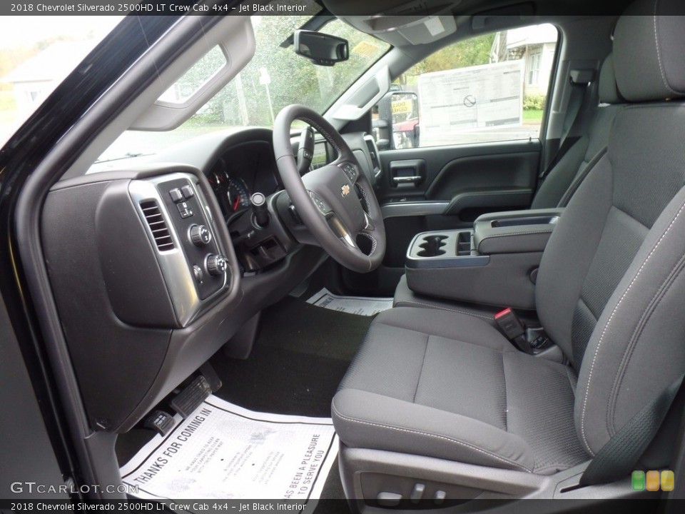 Jet Black Interior Photo for the 2018 Chevrolet Silverado 2500HD LT Crew Cab 4x4 #123244399