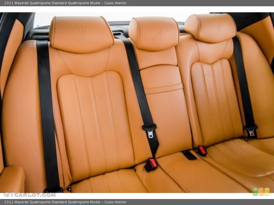 Cuoio Interior Rear Seat for the 2011 Maserati Quattroporte  #123244546