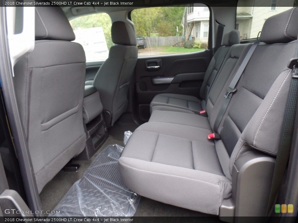 Jet Black Interior Rear Seat for the 2018 Chevrolet Silverado 2500HD LT Crew Cab 4x4 #123245011