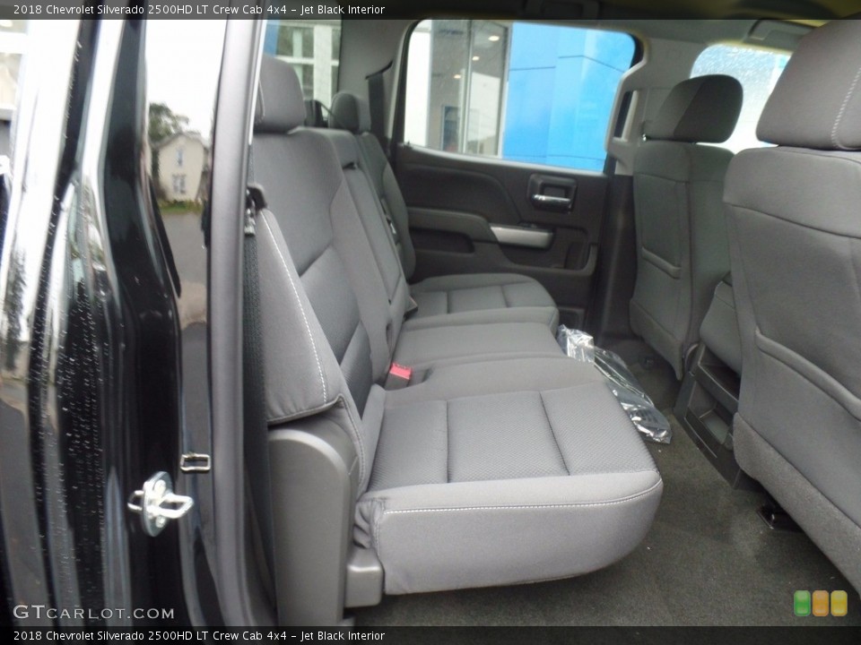 Jet Black Interior Rear Seat for the 2018 Chevrolet Silverado 2500HD LT Crew Cab 4x4 #123245050