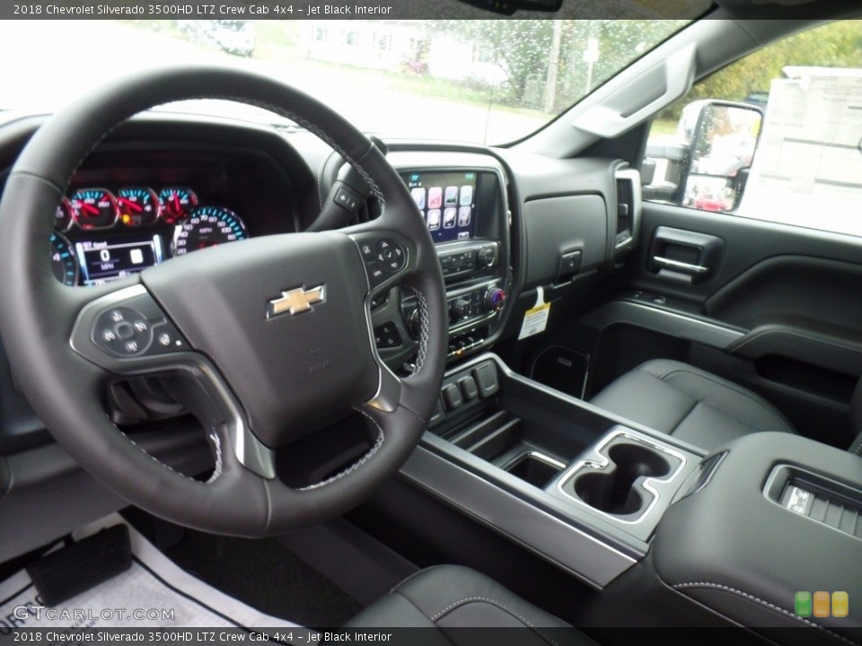 Jet Black Interior Front Seat for the 2018 Chevrolet Silverado 3500HD LTZ Crew Cab 4x4 #123245710