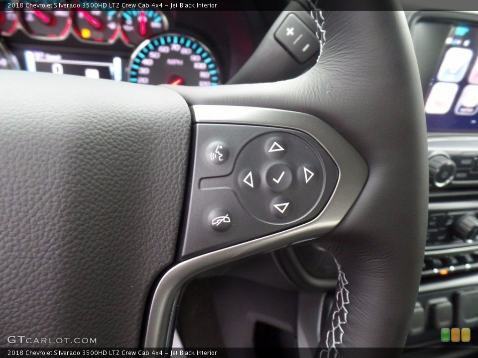Jet Black Interior Controls for the 2018 Chevrolet Silverado 3500HD LTZ Crew Cab 4x4 #123245779