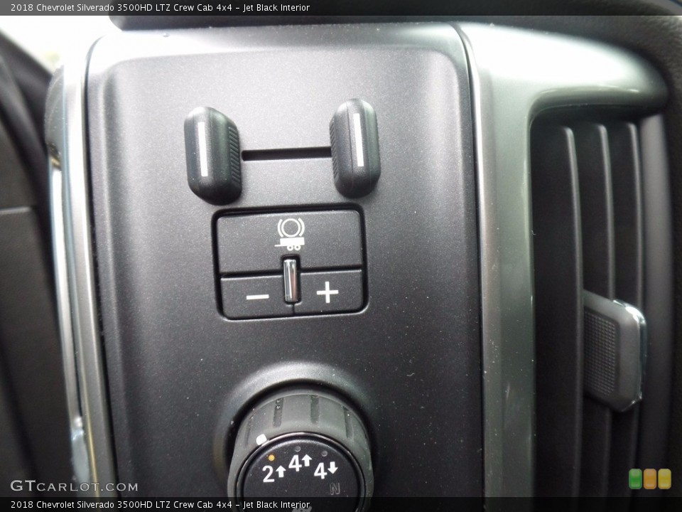 Jet Black Interior Controls for the 2018 Chevrolet Silverado 3500HD LTZ Crew Cab 4x4 #123245851