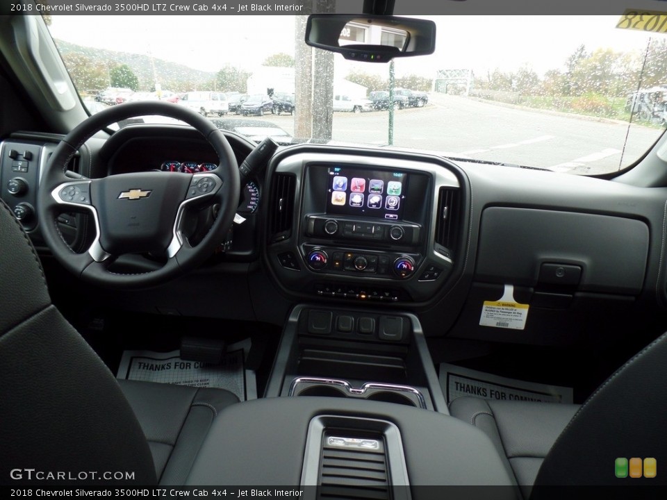 Jet Black Interior Dashboard for the 2018 Chevrolet Silverado 3500HD LTZ Crew Cab 4x4 #123246208