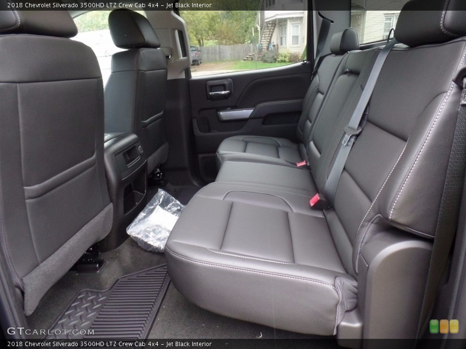 Jet Black Interior Rear Seat for the 2018 Chevrolet Silverado 3500HD LTZ Crew Cab 4x4 #123246247
