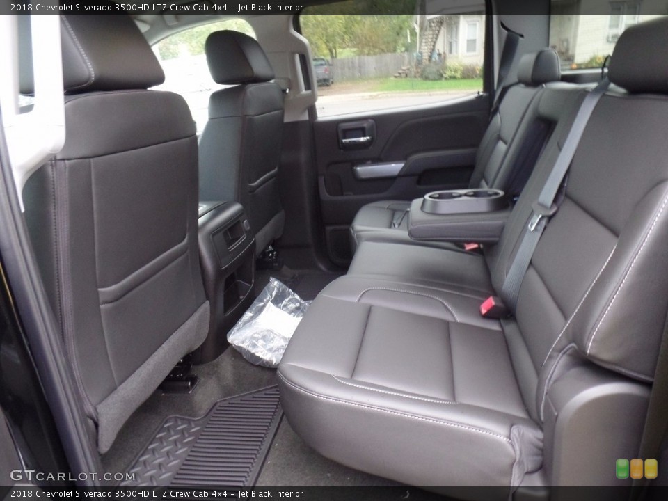Jet Black Interior Rear Seat for the 2018 Chevrolet Silverado 3500HD LTZ Crew Cab 4x4 #123246265