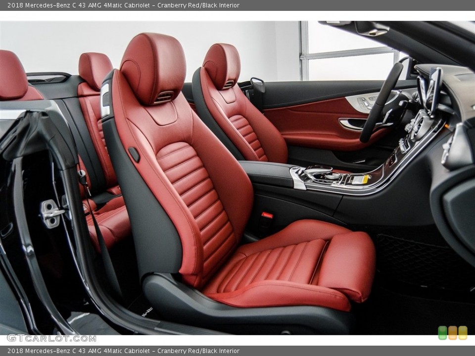 Cranberry Red/Black Interior Photo for the 2018 Mercedes-Benz C 43 AMG 4Matic Cabriolet #123246547