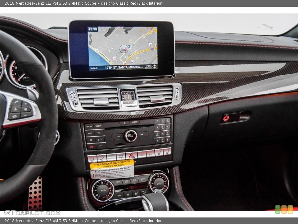designo Classic Red/Black Interior Dashboard for the 2018 Mercedes-Benz CLS AMG 63 S 4Matic Coupe #123247201