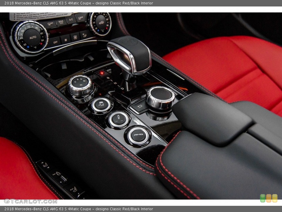 designo Classic Red/Black Interior Transmission for the 2018 Mercedes-Benz CLS AMG 63 S 4Matic Coupe #123247252